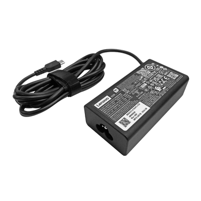 Cargador de corriente para Lenovo 20V-3.25A/15V-3A/9V-2A/5V-2A 65W USB-C | Negro
