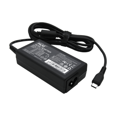Cargador de corriente XUE® Type-C 20V-3.25A/15V-3A/9V-3A/5V-3A 65W USB-C (Desktop) | Negro
