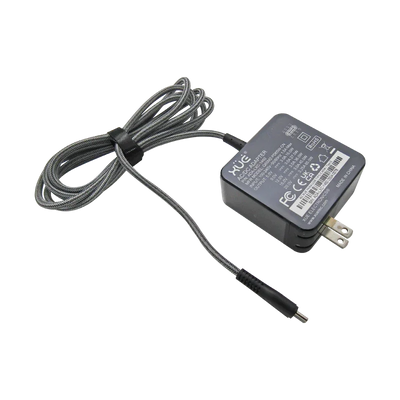 Cargador de corriente XUE® Type-C 20V-3.25A/15V-3A/9V-3A/5V-3A 65W 1.5M USB-C Wall | Negro