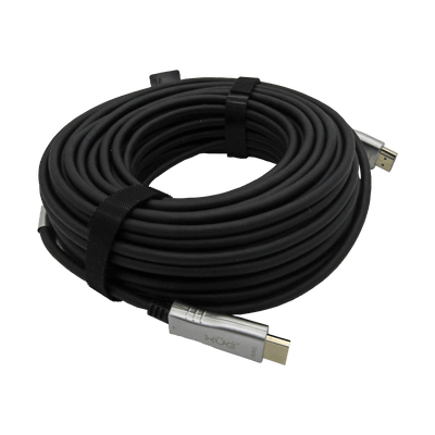 Cable HDMI Fibra Óptica 20M XUE® 4K 2160p V2.0 18Gbps | Negro