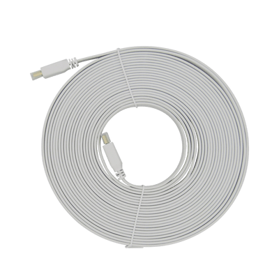 Cable HDMI Plano 10M XUE® 4K 2160p V2.0 18Gbps 19+1 | Blanco