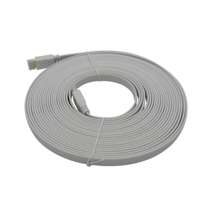 Cable HDMI Plano 10M XUE® 4K 2160p V2.0 18Gbps 19+1 | Blanco