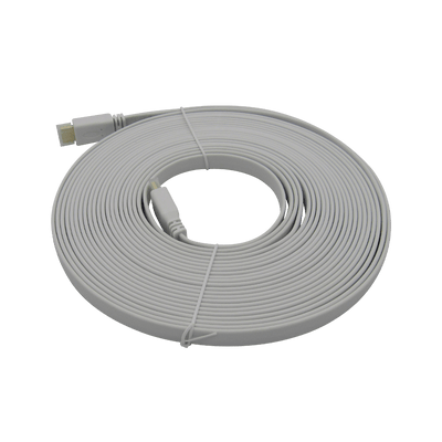 Cable HDMI Plano 10M XUE® 4K 2160p V2.0 18Gbps 19+1 | Blanco