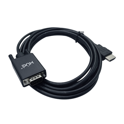 Cable HDMI a VGA 3M XUE® 1080p Full HD | Negro