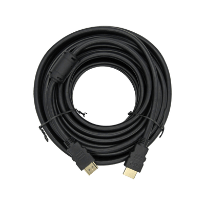 Cable HDMI v2.0 2160p 15M Macho a HDMI Macho Negro 4K 3D 19+1 24AWG OD 7.3MM 2/FILTRO XUE® - PCS FOR ALL SAS
