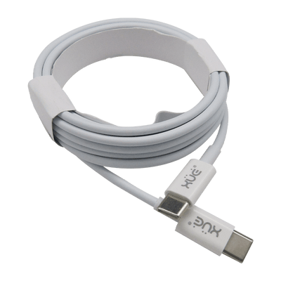 Cable de datos y carga USB-C a USB-C 3Amp 2M Blanco - PCS FOR ALL SAS