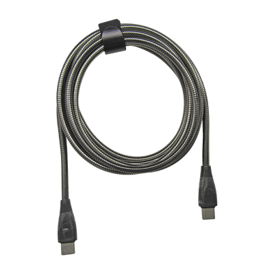 Cable USB-C a USB-C 65W 6A 2M XUE® Braided | Gris