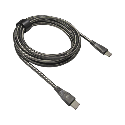 Cable USB-C a USB-C 65W 6A 2M XUE® Braided | Gris
