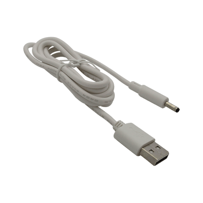 Cable USB-A a 3.5×1.35×10mm 1.2M XUE® | Blanco