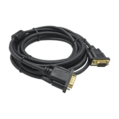 Cable VGA 5M HDB15 Macho a HDB15 Macho 15-Pines (3+4) 30AWG CU OD:6.0mm c/filtros XUE® - PCS FOR ALL SAS