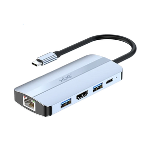 Docking Station USB-C 8 en 1 XUE® HDMI 4K, PD 100W, RJ45, USB 3.0, SD/TF