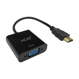 Convertidor HDMI a VGA con Audio 1080P Full HD XUE® | Negro