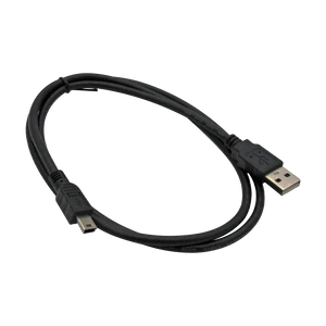 Convertidor USB 2.0 a Mini-USB 5-PIN 2A 1mt (negro) - PCS FOR ALL SAS