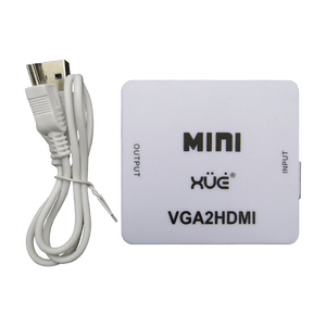 Convertidor VGA Análogo a HDMI FHD 1080P con Audio marca XUE® - PCS FOR ALL SAS