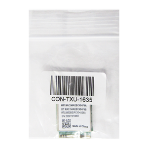 Tarjeta de WIFI M.2 2230 Dual Band WIFI6 2.4G/5G 1800M 802.11AX BT5.2 REALTEK RTL8852BE | Verde