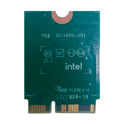 Tarjeta de WIFI M.2 2230 Tri Band  WIFI7 2.4G/5G/6G 5800M 802.11AX BT5.4 Intel BE200NGW | Verde