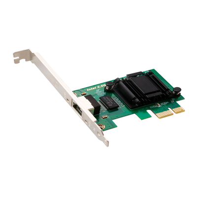 Tarjeta de Red PCIe X1  2.5G LAN RJ45 2500MBPS INTEL i226-T1 LP