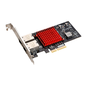 Tarjeta de Red PCIe 3.0 X4 MULTI-SPEED 10G/5G/2.5G/1G LAN DUAL RJ45 INTEL X550-T2 LP