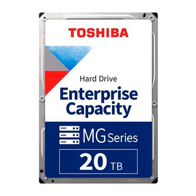 Disco Duro Enterprise SATA 3.5" 20TB 7200RPM 512MB TOSHIBA MG10 MG10ACA20TE-HDEB00SGEA51F