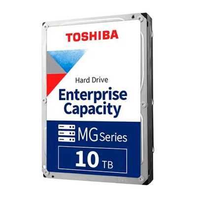 Disco Duro Enterprise SATA 3.5" 10TB 7200RPM 512MB TOSHIBA MG10 MG10ADA10TE-HDEB026GEA51F