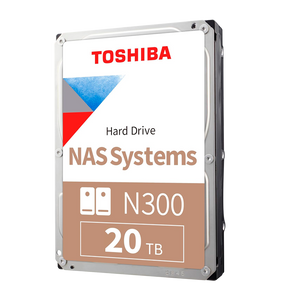 Disco Duro Toshiba N300 NAS 20TB 3.5" SATA III 7200 RPM | HDWG62AXZSTA