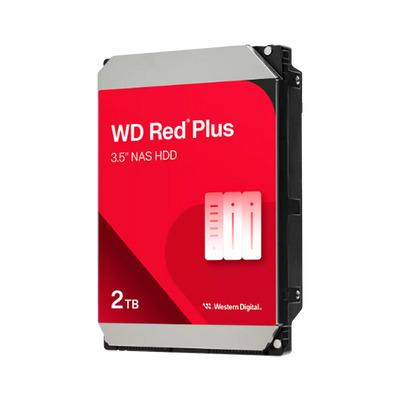 DISCO DURO NAS SATA 3.5" 2TB 5400rpm 128MB WD RED PLUS WD20EFPX - PCS FOR ALL SAS