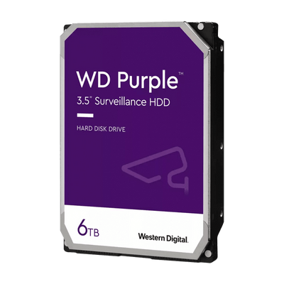 Disco Duro NAS SATA 3.5" 6TB 5400 RPM 256MB WD PURPLE WD64PURZ