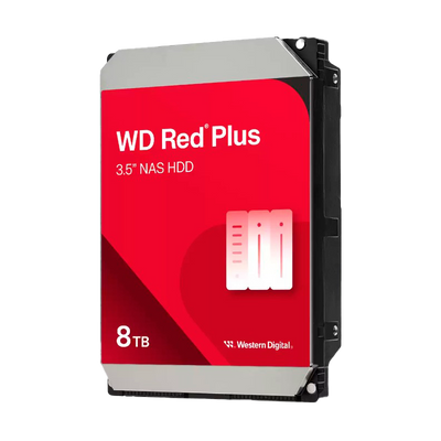 Disco Duro WD Red Plus NAS 8TB 3.5" SATA III 5640RPM | WD80EFPX