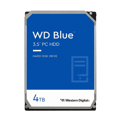 Disco duro para Desktop SATA 3.5 4TB 5400RPM 256MB PC WD Blue WD40EZAZ