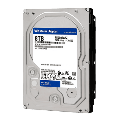 DISCO DURO SATA 3.5 8TB 5640RPM 256MB PC WD BLUE WD80EAAZ