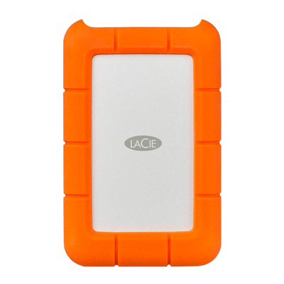 Disco duro externo USB-C 2.5 4TB EXT. LACIE RUGGED STFR4000800