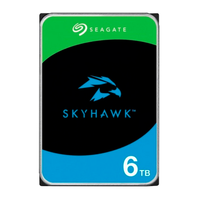 Disco duro para Videovigilancia SATA 3.5" 6TB 5400RPM 256MB Seagate Skyhawk ST6000VX009 - PCS FOR ALL SAS