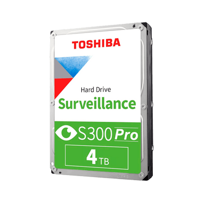 Disco Duro Toshiba S300 PRO Vigilancia 4TB 3.5" 7200RPM