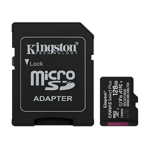 Memoria Micro SD 128GB Class 10 KingstonSDCS3/128GB con Adaptador