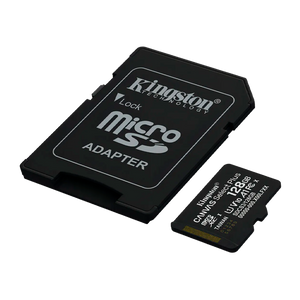 Memoria Micro SD 128GB Class 10 KingstonSDCS3/128GB con Adaptador