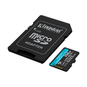 MicroSD Kingston Canvas Go! Plus 256GB | 200/100MB/s U3 V30 A2