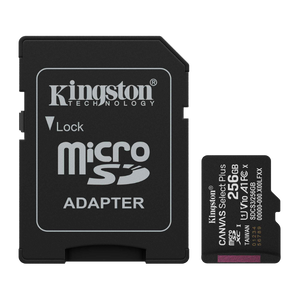 Memoria MicroSD 256GB Kingston Class 10 CANVAS Select Plus SDCS3/256GB con Adaptador