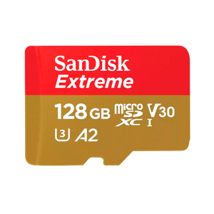 Memoria micro SD 128GBC10 U3 V30 R/W 190/130 MBPS 4K SANDISK EXTREME SDSQXAA-128G-GN6MA