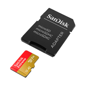 Memoria micro SD 64GB C10 U3 V30 R/W 170/80 MBPS 4K SANDISK EXTREME SDSQXAH-064G-GN6MA