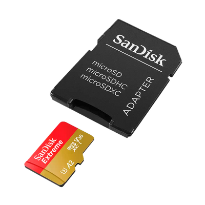 Memoria micro SD 64GB C10 U3 V30 R/W 170/80 MBPS 4K SANDISK EXTREME SDSQXAH-064G-GN6MA