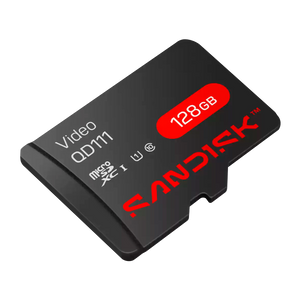 Memoria micro SD 128GB C10 U1 V10 R/W 100/20 MBPS SANDISK VIDEO QD111 SURVEILLANCE SDSDQAS4-128G