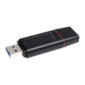 Memoria USB 3.2 256GB Kingston EXODIA Negra con tapa roja  DTX/256GB