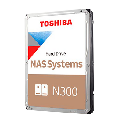 Disco Duro Toshiba N300 NAS 8TB 3.5" SATA III 7200 RPM | HDWG780XZSTA