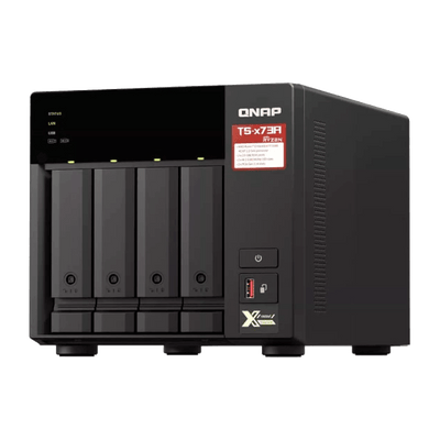 NAS Torre 4-BAY QNAP TS-473A-8G CPU AMD Ryzen V1500B 4-CORE 2.2GHZ RAM 8GB (MAX 64GB) 2 x 2,5GbE