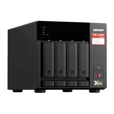 NAS Torre 4-BAY QNAP TS-473A-8G CPU AMD Ryzen V1500B 4-CORE 2.2GHZ RAM 8GB (MAX 64GB) 2 x 2,5GbE