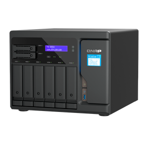 NAS Torre 8-BAY QNAP TS-855X-8G CPU INTEL ATOM C5125 8-CORE 2.8GHZ RAM 8GB MAX 128GB 2X2.5GLAN + 2XM.2 SLOT