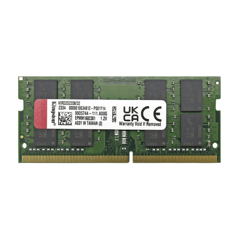 Memoria RAM DDR4 SO-DIMM 32GB 3200MHZ CL22 Laptop Kingston®| 1.2V