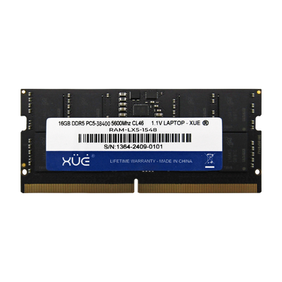 Memoria RAM DDR5 16GB 4800MHz PC5-38400 CL40 Laptop XUE® | 1.1V