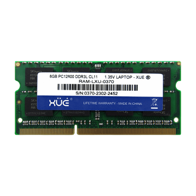 Memoria RAM para Portátil DDR3L PC12800 8GB 1600Mhz CL11 1.5/1.35V Laptop, marca XUE® - PCS FOR ALL SAS