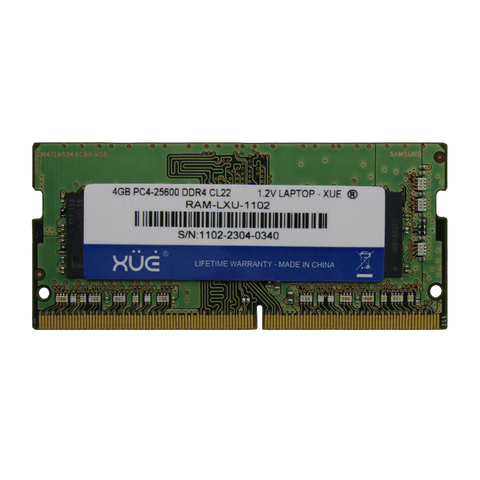 Memoria RAM DDR4 4GB 3200MHz PC4-25600 CL22 Laptop XUE® | 1.2V